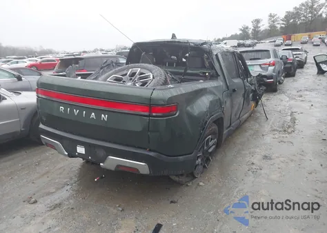 2023 Rivian R1T Adventure Quad Motor Large Pack from USA, damaged, VIN 7FCTGAAA1PN019654
